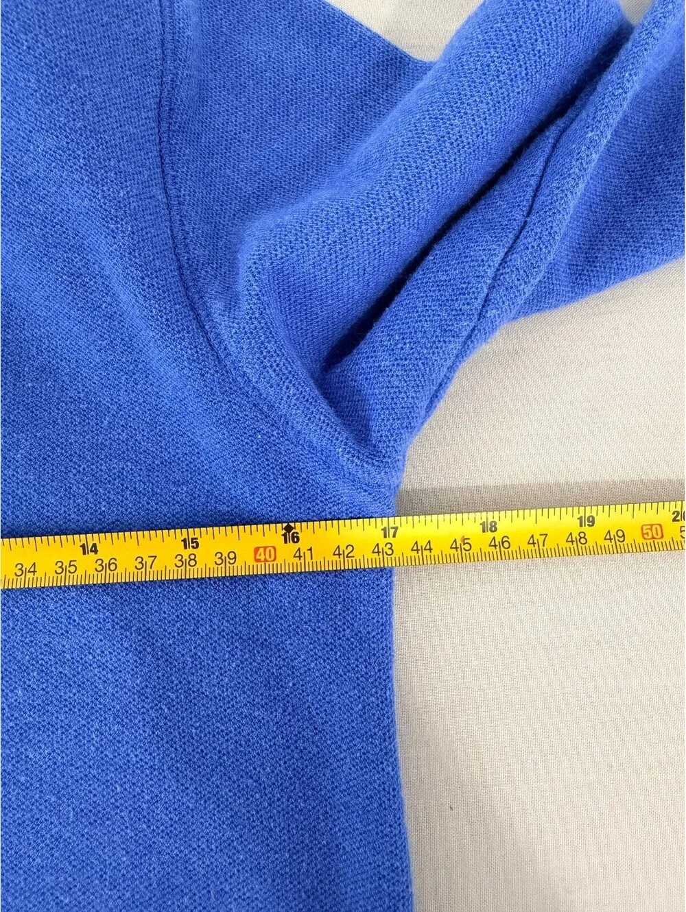 Polo Ralph Lauren Boys M 10-12 Royal Blue Cotton Quarter Zip Pullover